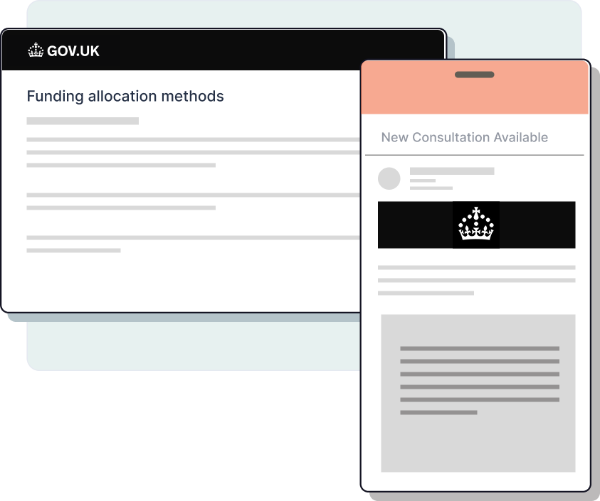 Graphic showing survey invites sent from SmartSurvey.