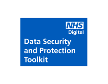 NHS Data Security and Protection Toolkit logo.